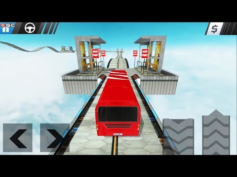 Impossible Bus Simulator Tracks Driving - Stunt Bus Driver - Android Gameplay FHD
