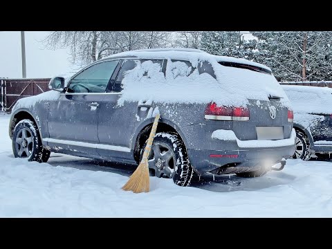 3.0 TDI Volkswagen Touareg Diesel Cold Start | Diesel Cold Start at -5C