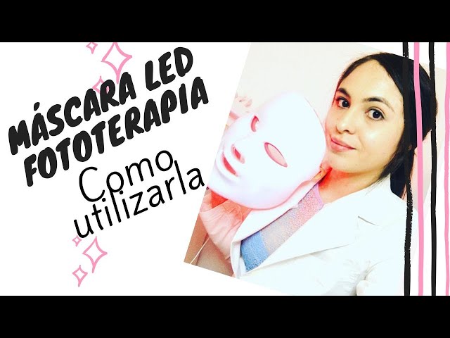 Vídeo relacionado con Máscara de terapia de luz LED de 7 colores, terapia de luz facial SPA cuidado de la piel máscara de tratamiento facial y cuello, dispositivo de belleza ligero para rejuvenecimiento