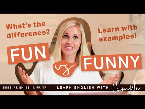 FUN vs FUNNY with Examples - Learning English is fun