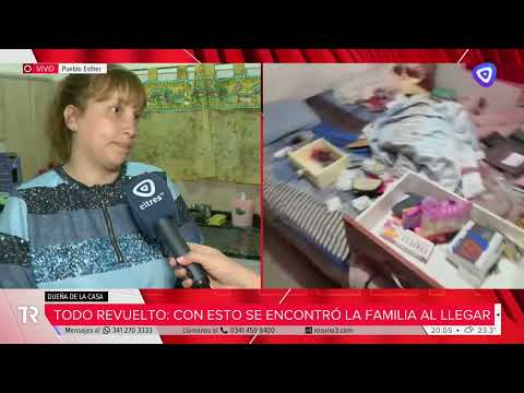Una familia de Pueblo Esther fue víctima de un escruche