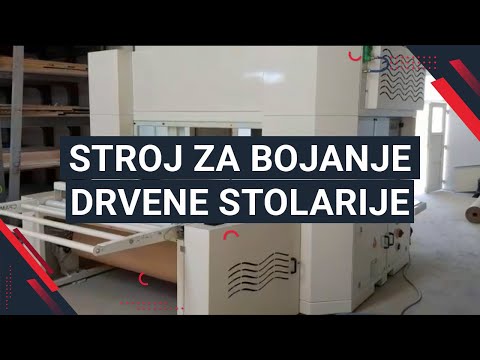 Stroj za bojanje drvene stolarije - Industrijska Automatizacija