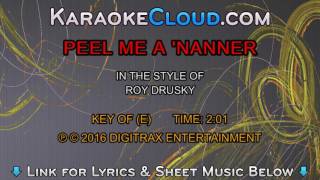 Roy Drusky - Peel Me A 'Nanner (Backing Track)