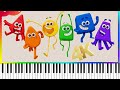 Colourblocks Theme Song 4K Sheet Music