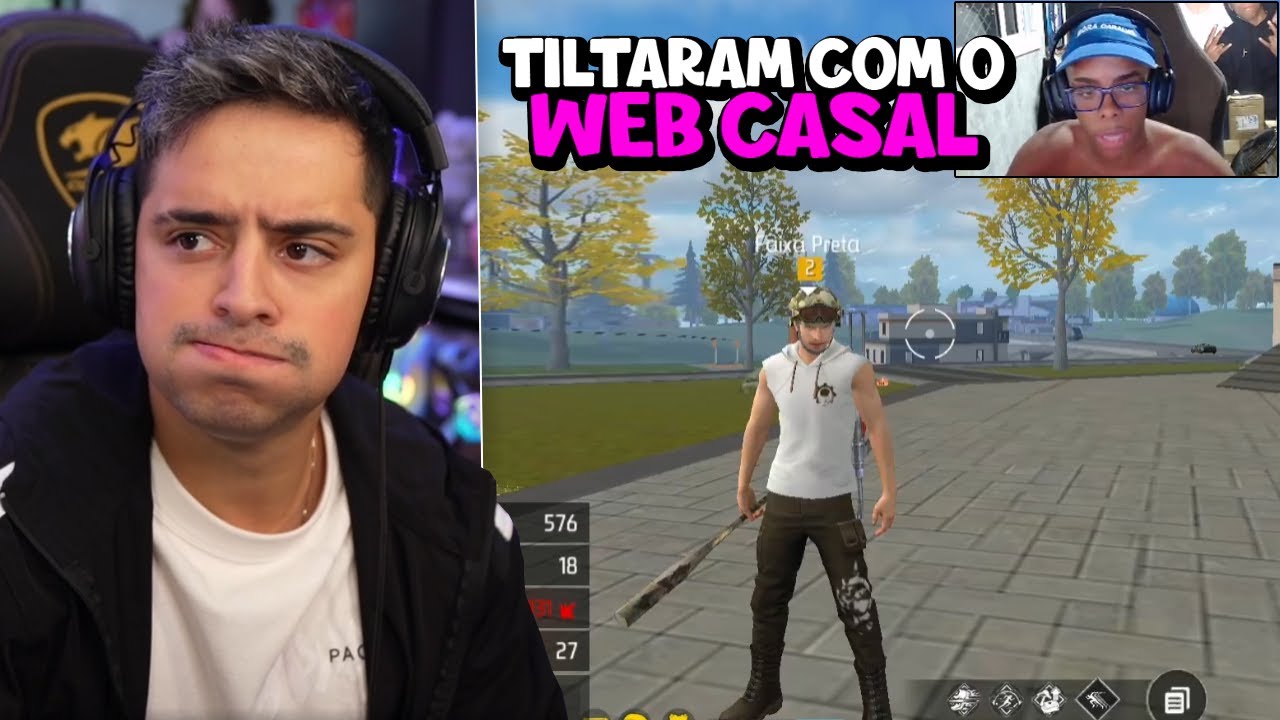 CORINGA E BOCADE09 FICARAM PUT# COM O WEB CASAL NO FREEFIRE!! 🤣