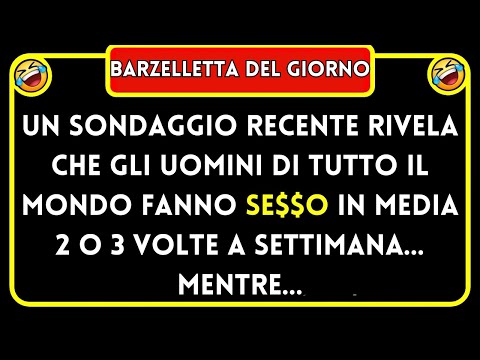 MIGLIORE BARZELLETTA DEL GIORNO! 🤣 Un Sondaggio Recente Rivela... Tante Risate! 🤣