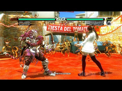 123_6 Yoshimitsu (Joker_vd8991) VS ( Uchiha x24 ) Lili Rochefort - Tekken 6  Online #23
