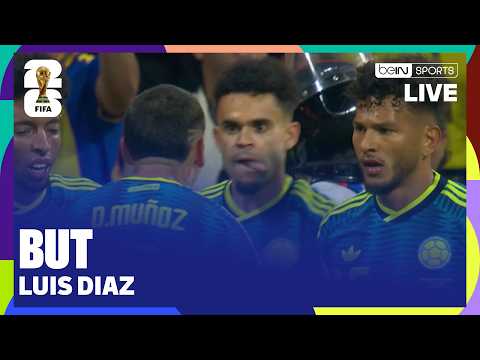 LIVE - LUIS DIAZ enflamme le MATCH et remet la COLOMBIE devant !