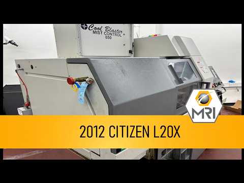 2012 CITIZEN L20X CNC Swiss Lathe | Machinery Resources International (1)