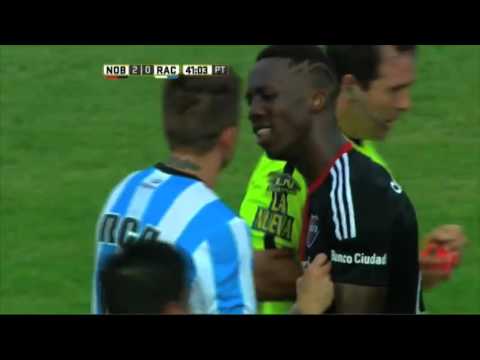 Expulsión de Noir // Newell's 2-0 Racing // Fecha 3 Primera División 2016