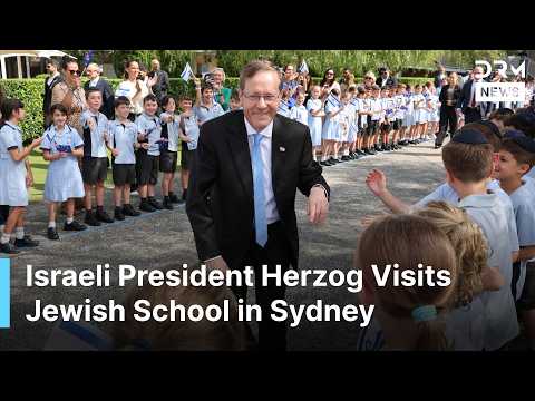 WATCH: Israeli President Herzog Visits Jewish School in Sydney Amid Protests Across Australia | AC1B