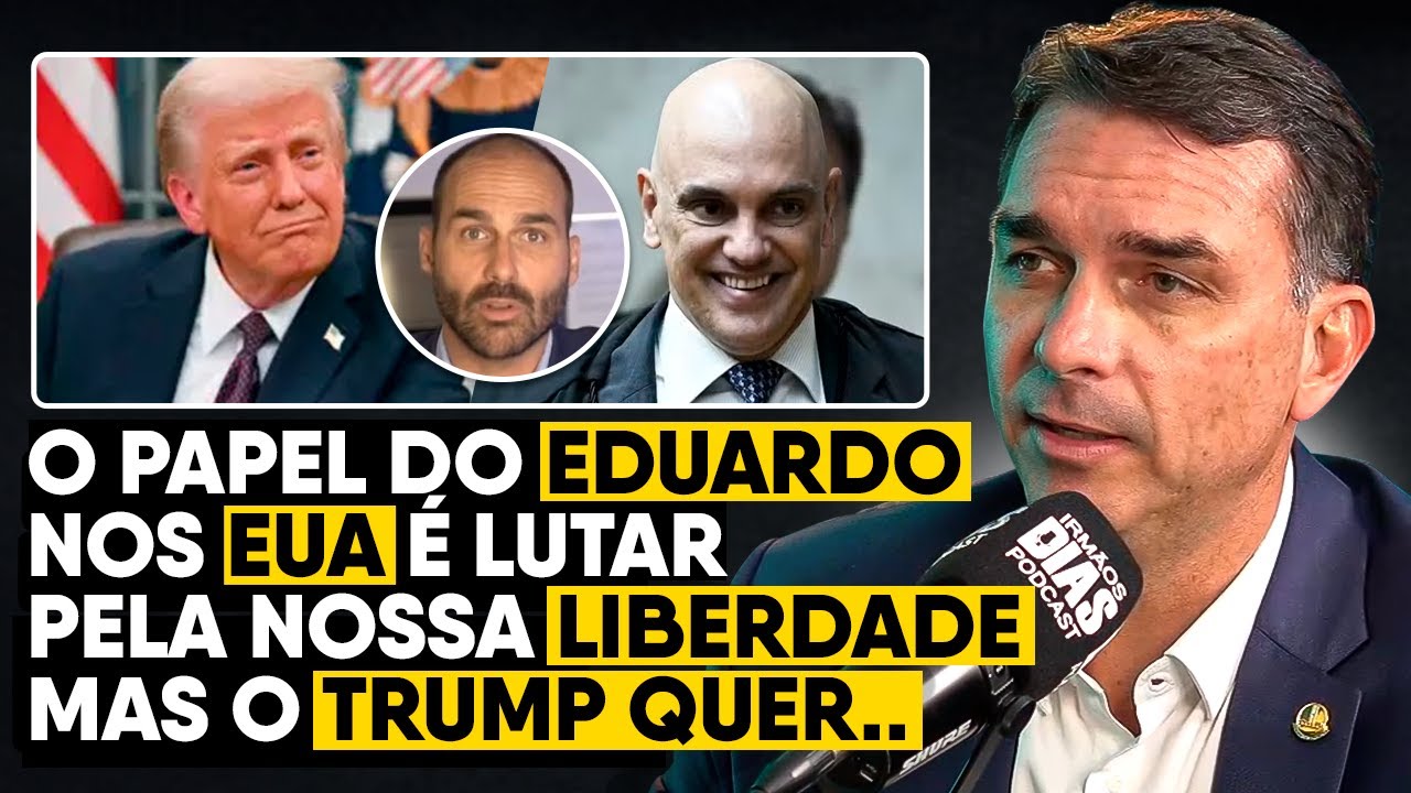 FIM da MAGNITSKY: FLÁVIO BOLSONARO é SINCERO sobre Donald TRUMP