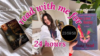 read with me for 24 hours | a new fav book of the year - reading new release books