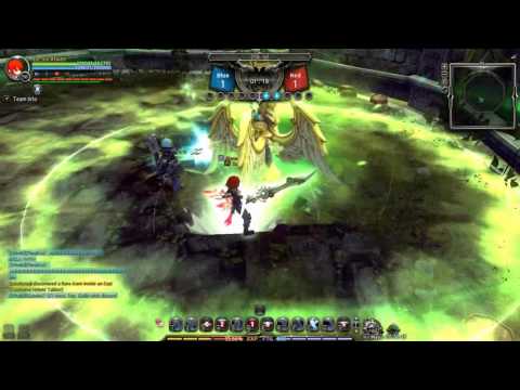 Dragon Nest 93 cap PVP Saint VS Moonlord