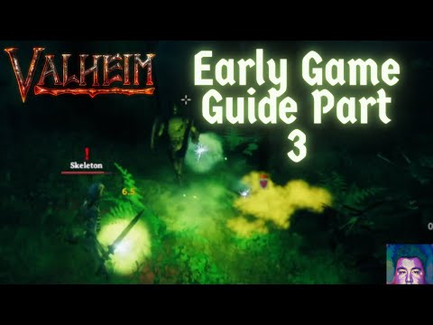 Valheim Early Game Guide Part 3 - Boars, Buildings, Bees, Black Forest!!