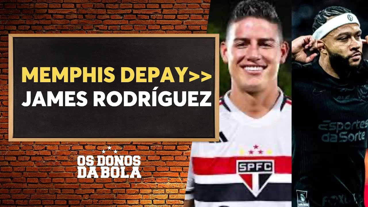 Neto: Com menos jogos, Depay no Corinthians ultrapassa números de James no São Paulo