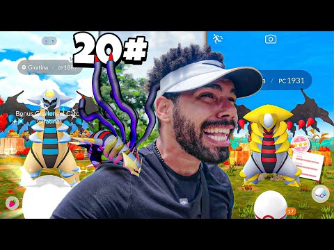FIZ 20# RAIDS DE GIRATINA... E O BIZZARRO ACONTECEU NA 01# 😨 #giratina