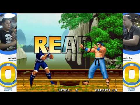 Ah hock vs Alvin Ong - KOF '98 Neo Geo World Tour Season 2 Singapore Stop Winners Round 3