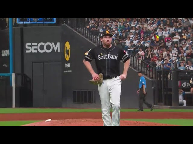 【7回裏】13個の奪三振ショー!! ホークス・C.スチュワート・ジュニア 7回107球1失点の熱投!!  2024年6月28日 北海道日本ハムファイターズ 対 福岡ソフトバンクホークス