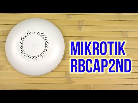 MIKROTIK RBcAP2nD cAp 2.4GHz 1x RJ45 100Mb/s prieigos taškas video