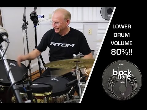 Black Hole Practice System - Lower the volume of your acoustic drums!