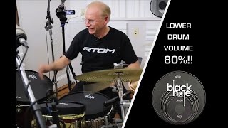 Black Hole Practice System - Lower the volume of your acoustic drums!