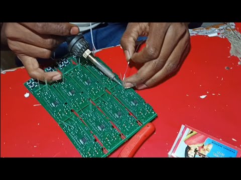 work from home soldering and stepping components electronic work