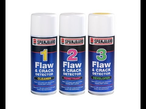 Spanjaard's Application Station Series: Flaw & Crack Detector System (Dye Penetrant Spray)