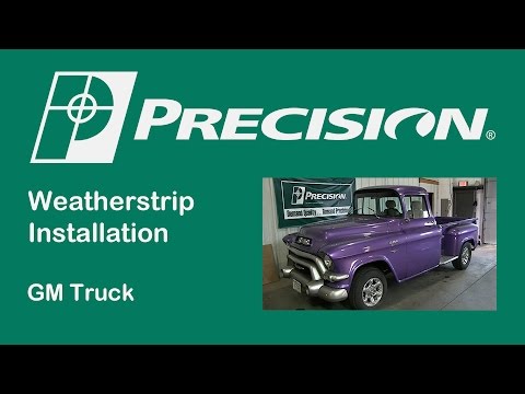 1955-1959 Chevy Truck Door Weatherstrip Installation