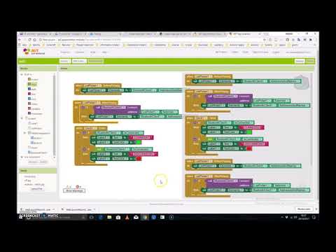 accendi/spegni led con pulsanti - app inventor