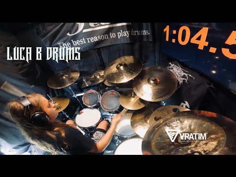 270 BPM BLACK METAL DRUM PRACTICE : 15 YEAR YEAR OLD DRUMMER