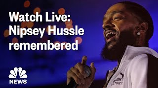 Nipsey Hussle Honored In Funeral Service At Staples Center | NBC News