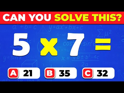 Grade 4 Math Quiz | Fun Multiplication Tables Practice for Kids ✅