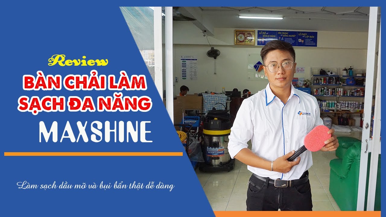 Bàn Chải Làm Sạch Đa Năng Maxshine 14