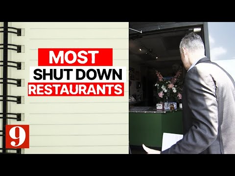 The restaurants closed down the most for severe safety violations