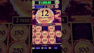 BIG WIN on Maxed Out Dragon Link Spring Festival Bonus! #slot #casino #shorts