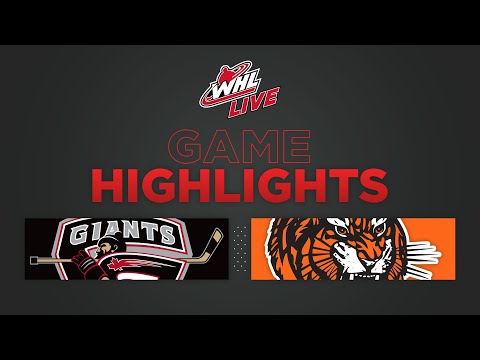 WHL Highlights: Giants (3) at Tigers (2) OT - November 1, 2022