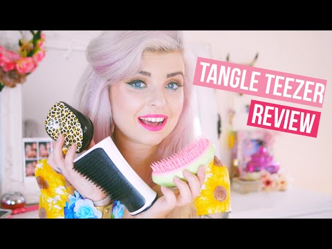 Tangle Teezer Plaukų šukos Compact Styler Classic Gold Juodas video