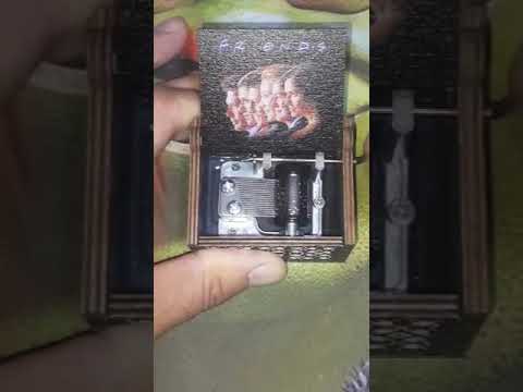 صندوق موسيقى خشبي معتق كلاسيكي بنمط صيني B0B8MG3GLL