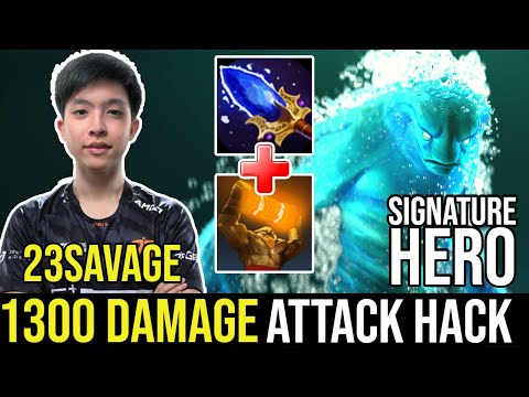 23SAVAGE Signature Hero Morphling. WTF  1300 Damage Attack Hack.