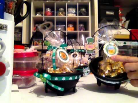 St Patrick's Day Treat Pots