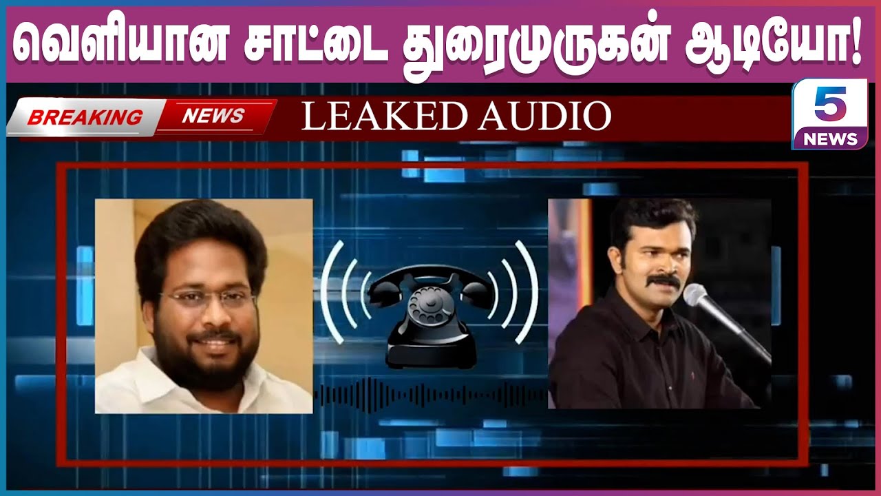 வெளியான சாட்டை துரைமுருகன் ஆடியோ! | NTK Leaked Audio