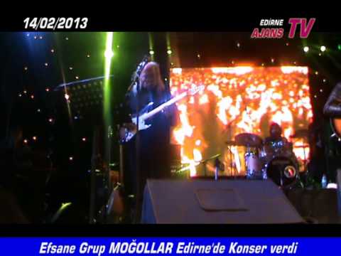 Efsane Grup MOĞOLLAR Edirne'de Konser verdi