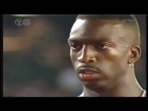 Michael Johnson wins the 200m Atlanta Olympic Games 1996  NWR
