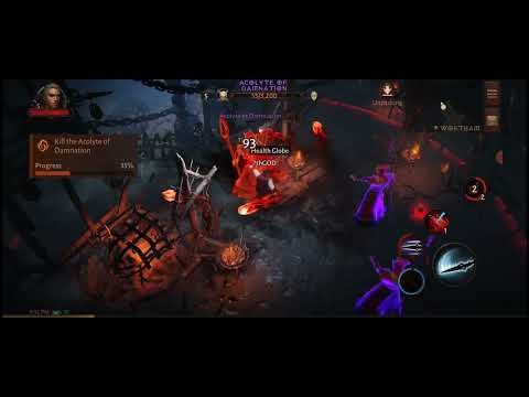 Diablo immortal : blood knight part one #mobilegaming #phon3junki3