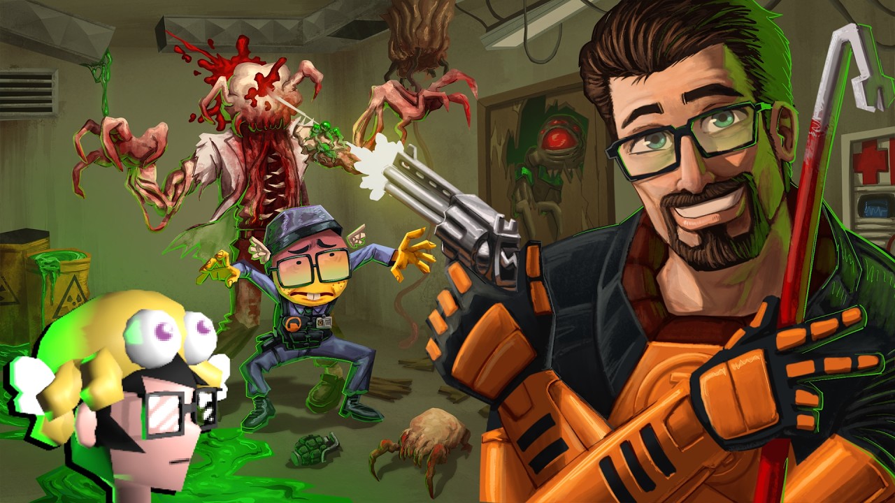 joguei e finalizei o clássico half life