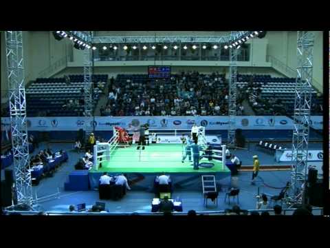 LightWelter (64kg) SF -Rahmonov (UZB) vs Yeleussinov (KAZ) -2012 AIBA Asian Olympic Qualifying Event