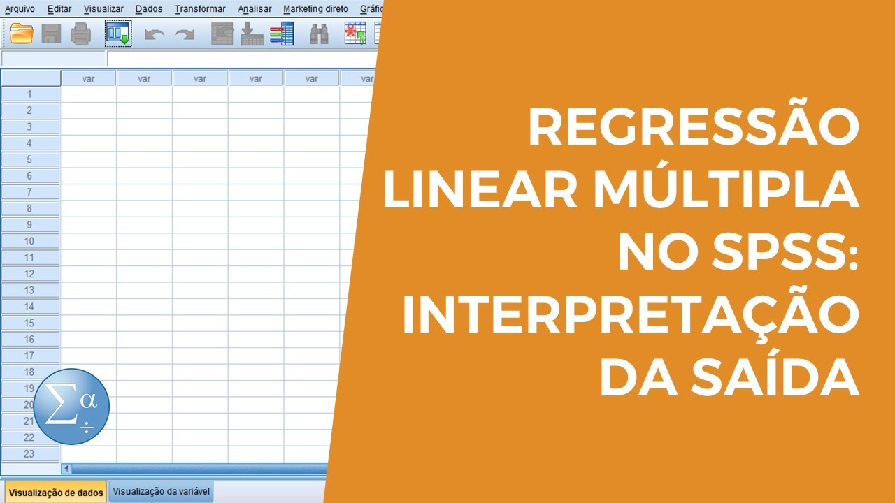Regressão Linear Múltipla no SPSS (Aula 12 - Parte 2)