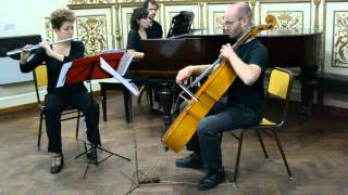 Bohuslav Martinu - Trío para flauta, cello y piano (1944) - II. Adagio