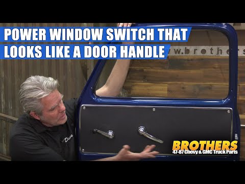 1947-87 Chevy & GMC Truck Custom Power Window Switch Install - Classic Look/Modern Function